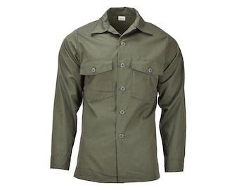 Original U.S. army long sleeve tactical shirt olive fatigue military field NEW