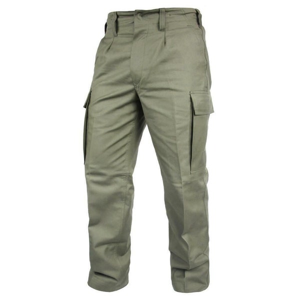 Genuine German army issue moleskin OD pants field combat BW olive trousers NEW