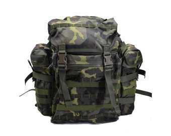 Original Czech Republic military molle backpack woodland CZ 95 camouflage 30l quick release buckles