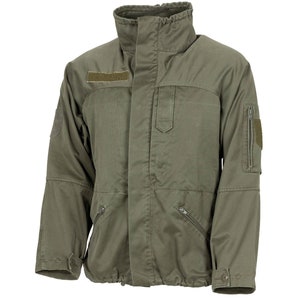 Original Austrian BH army combat mountain jacket ripstop military olive drab OD
