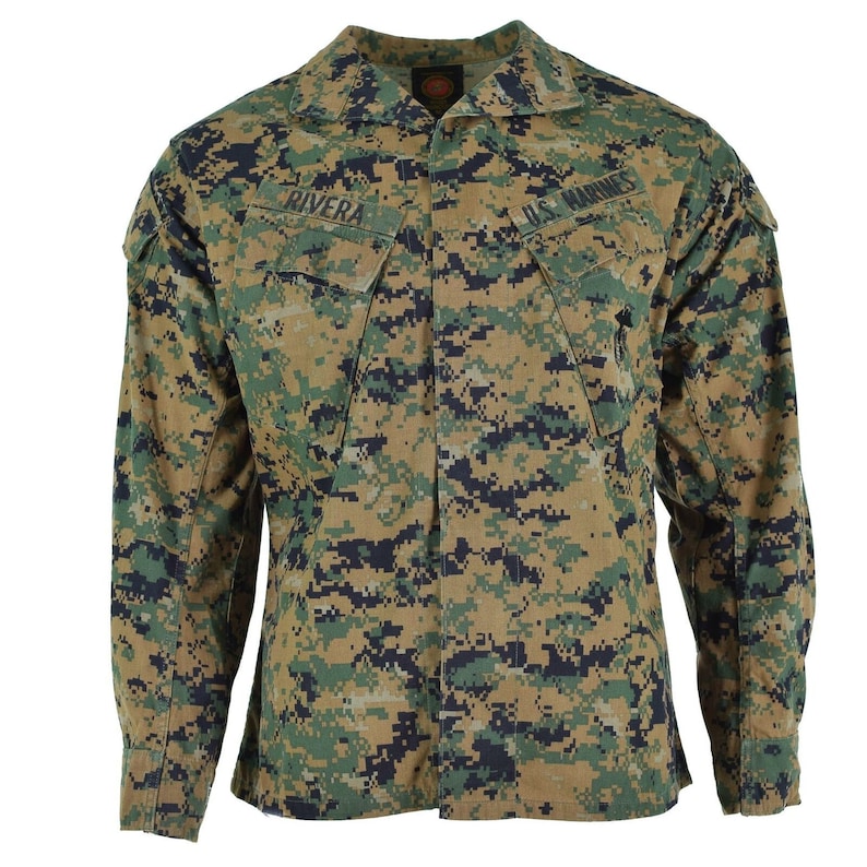 Original US Army Troops Jacket BDU Digital Woodland Camo Shirt - Etsy