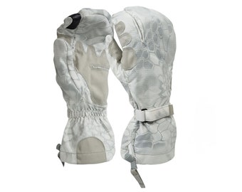 Original U.S army mittens white camo warm winter gloves touchscreen-ready NEW