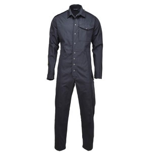 Original British Military mechanic coverall workwear uniform work jumpsuit black