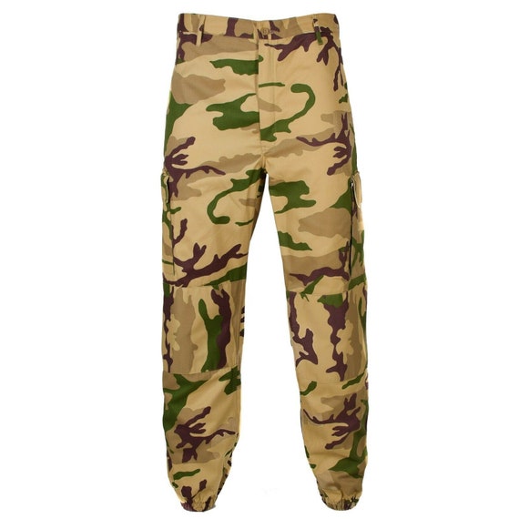 Original Italian army pants combat Desert tropic Camo… - Gem