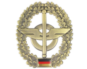 Original German army Beret cap Insignia Badge cockade Military supply forces hat insignia