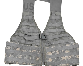 Original U.S. Army Tactical Vest MOLLE II adjustable one-size Dark Gray