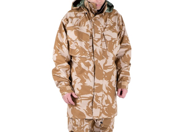 Genuine British Army Combat Jacket Desert Camo MVP Goretex