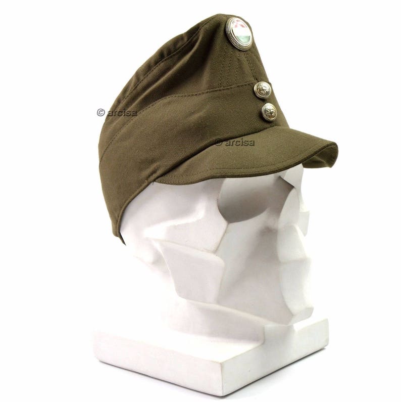 Original Hungary army cap Hungarian military hat with badge Olive OD