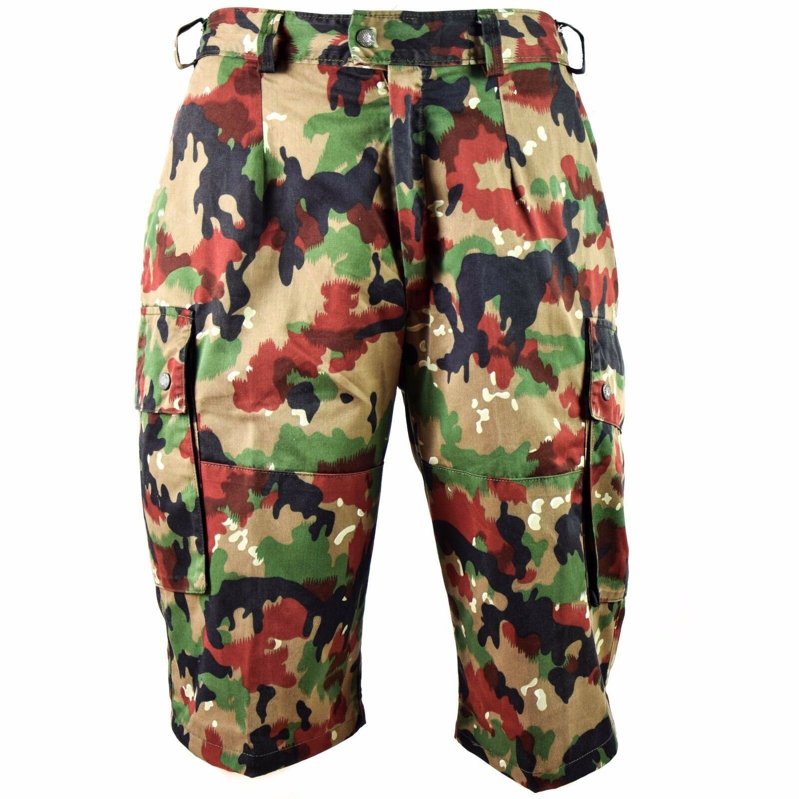 Original Swiss army shorts M83 combat field Alpenflage Camo cargo shorts