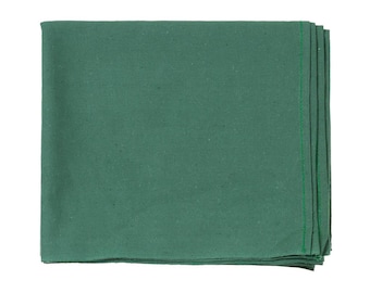 Genuine Swedish military surgical drape green cotton first aid scarf 90x80cm NEW