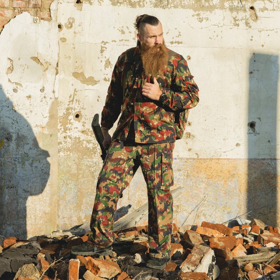 Original Swiss Army Pants M83 Combat Alpenflage Camo Field Trousers Switzerland Etsy Singapore