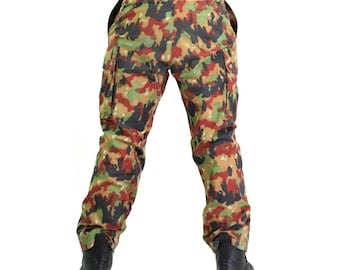 Original Swiss Army Pants M83 Combat Alpenflage Camo Field