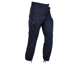 Original French Military blue police trousers F1 model uniform workwear pants