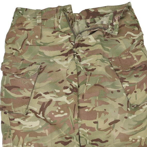 Genuine British army military combat MTP camouflage shorts military bermuda