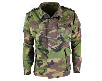 Original vintage Slovakian army field jacket M97 Slovakia military combat BDU