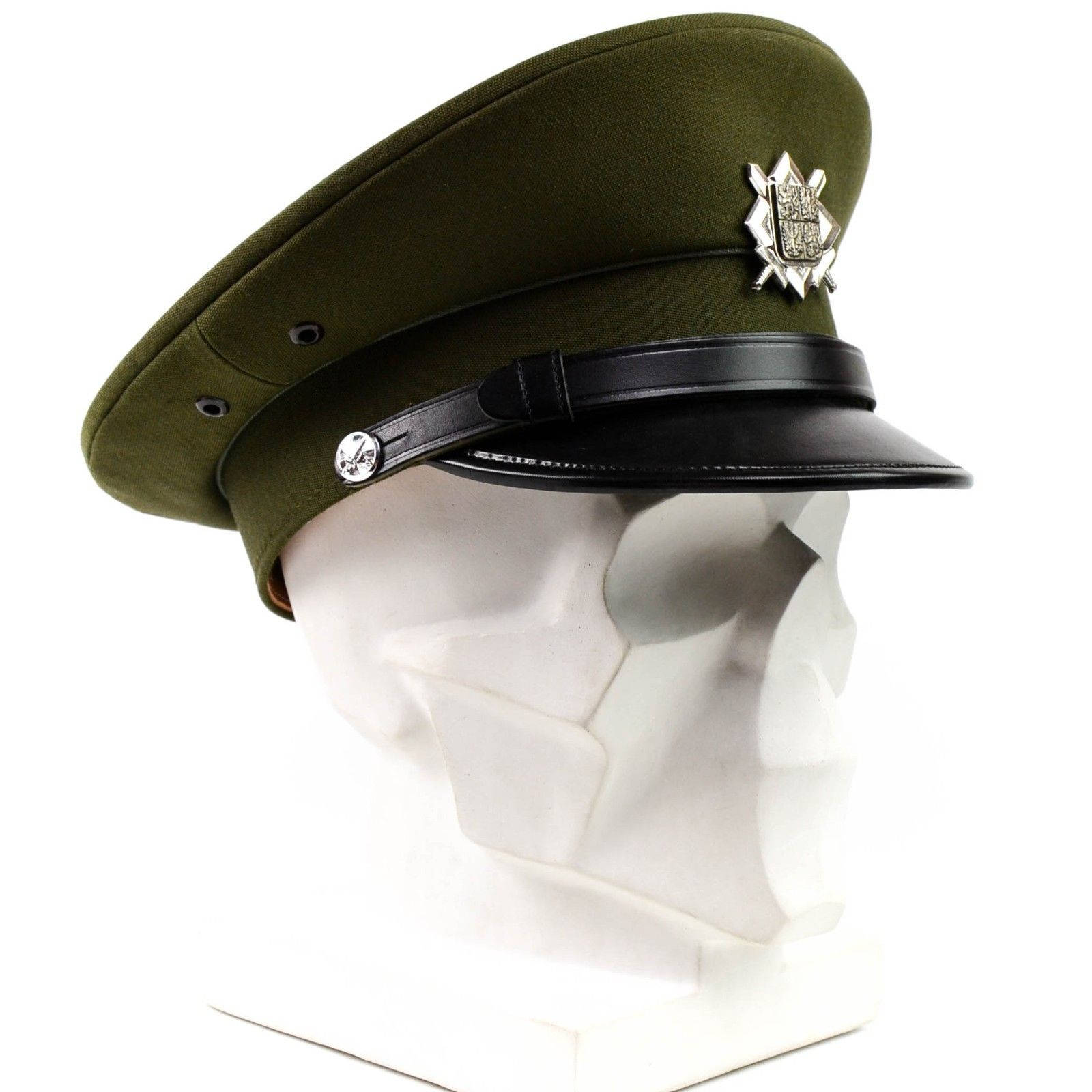 Original Czech army peaked cap. Air forces officer military parade cap