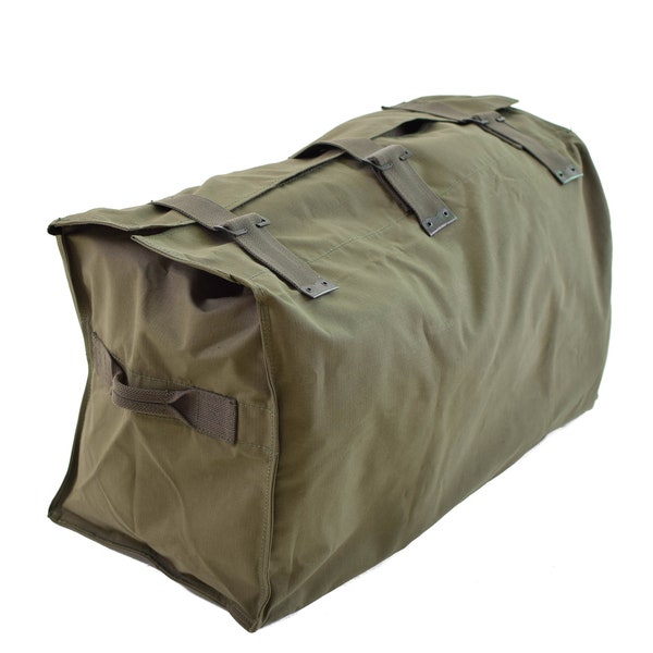 Véritable sac de couverture de l'armée néerlandaise olive Carrier pochette pack sac polochon OTAN militaire surplus sac de couchage transporteur NOUVEAU