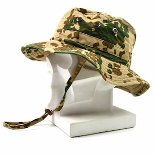 Echte Original deutsche ARMEE BOONIE HAT Wüstenfeld taktische Militärmütze Männer