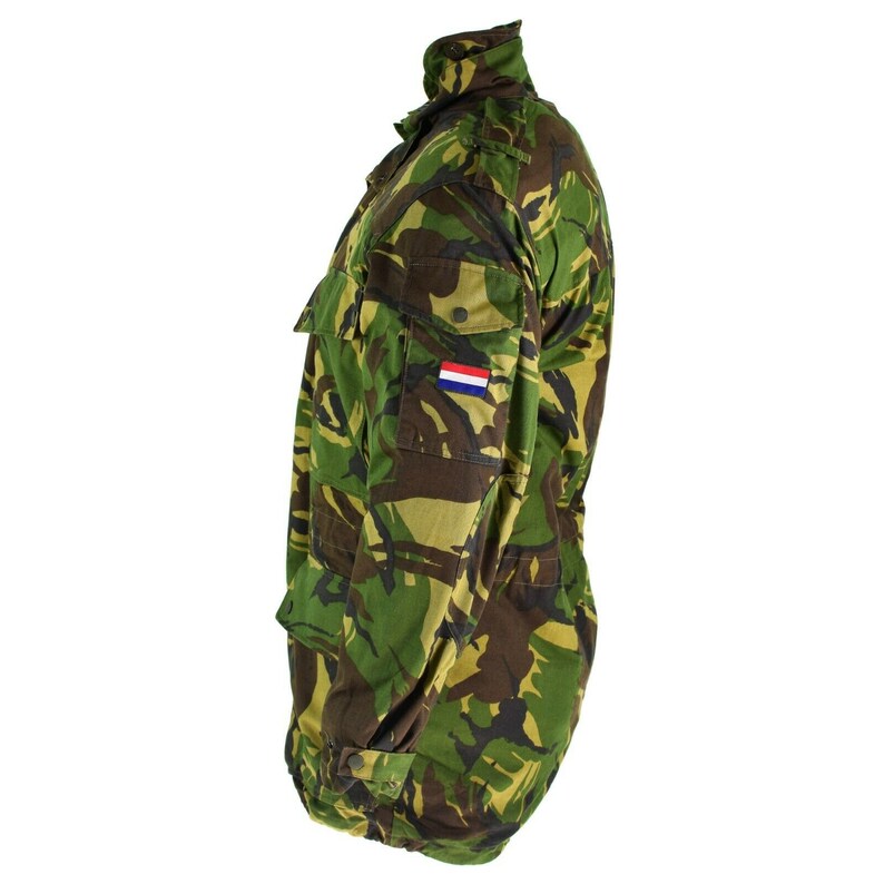 Original Dutch army jacket M65 waterproof military parka with lining trilaminate