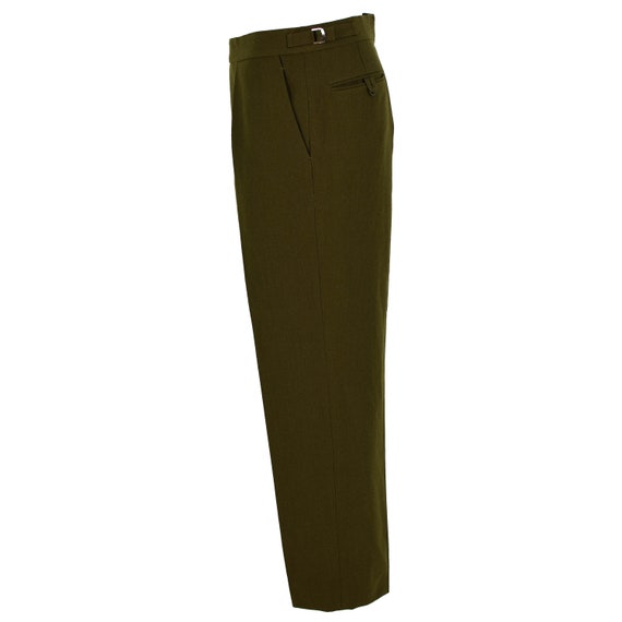 Original British army official uniform pants OD parade trousers military issue
