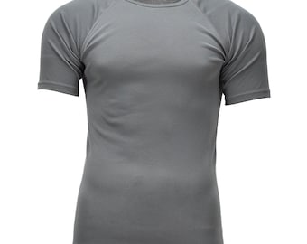 Genuine Dutch Army T-Shirt Slim Fit Short Sleeve Breathable Lightweight Gray