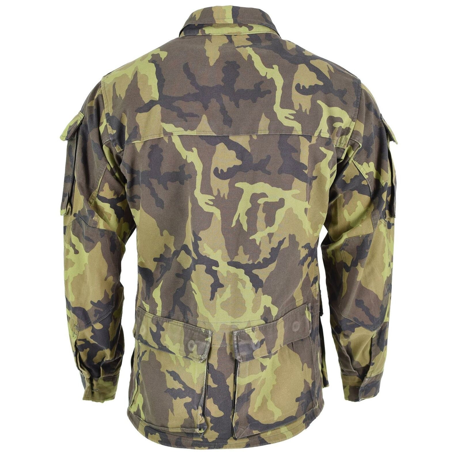 Original Czech army troops field jacket leaf camouflage pattern parka ...