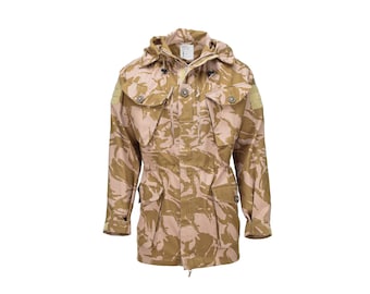Genuine British Military smock jacket flame resistant windproof hooded parka desert camo NEW