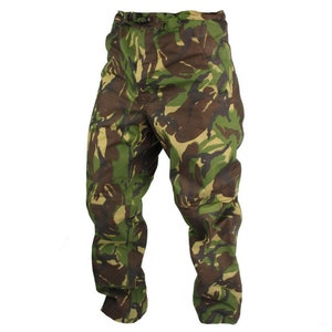 Original britische Armee Tarnmuster Regenhose wasserdichte Goretex