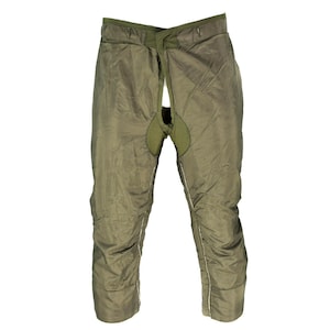 Original U.S army quilted pants liner M65 M 1951 thermal lining 3/4 quilt warmer