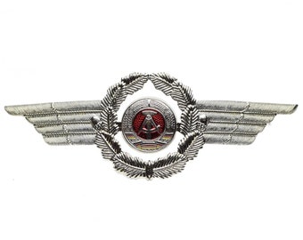 Original East German NVA DDR army military Cap Hat cockade pin badge officer