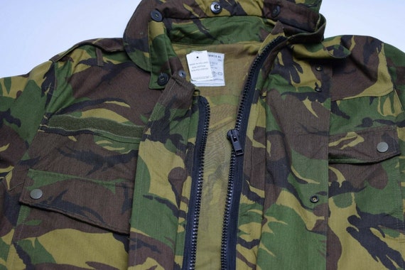 Original Dutch army jacket M65 military parka wit… - image 7