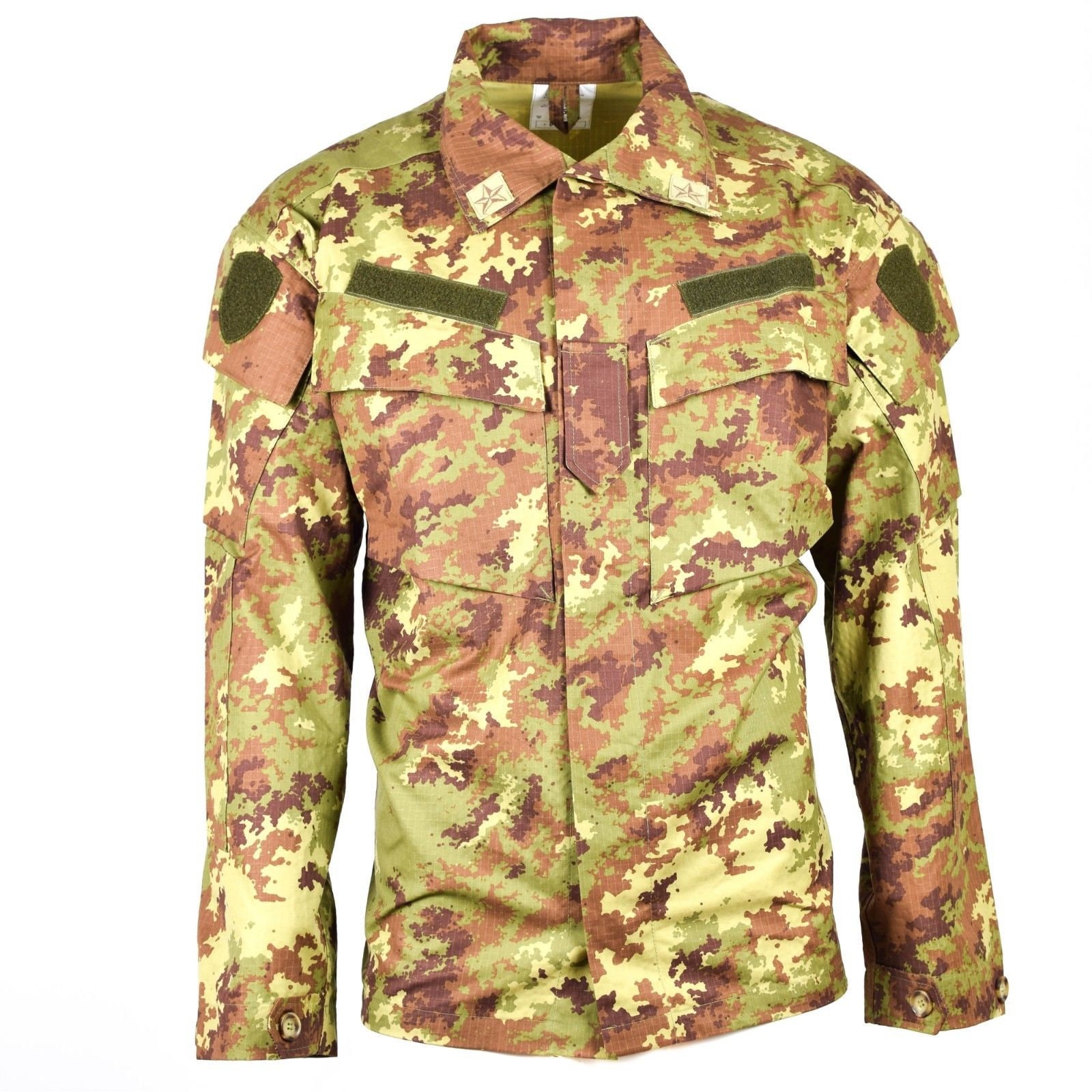 Genuine Italian army Rip Stop Vegetato camo ACU jacket combat field ...