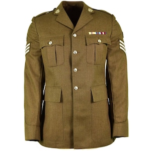 Original British Military Formal Jacket military surplus uniform issue Khaki New