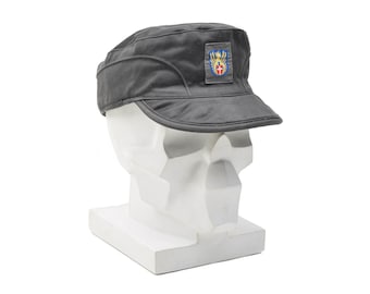 Original Danish military gray army cap lightweight foldable earflaps vintage NEW