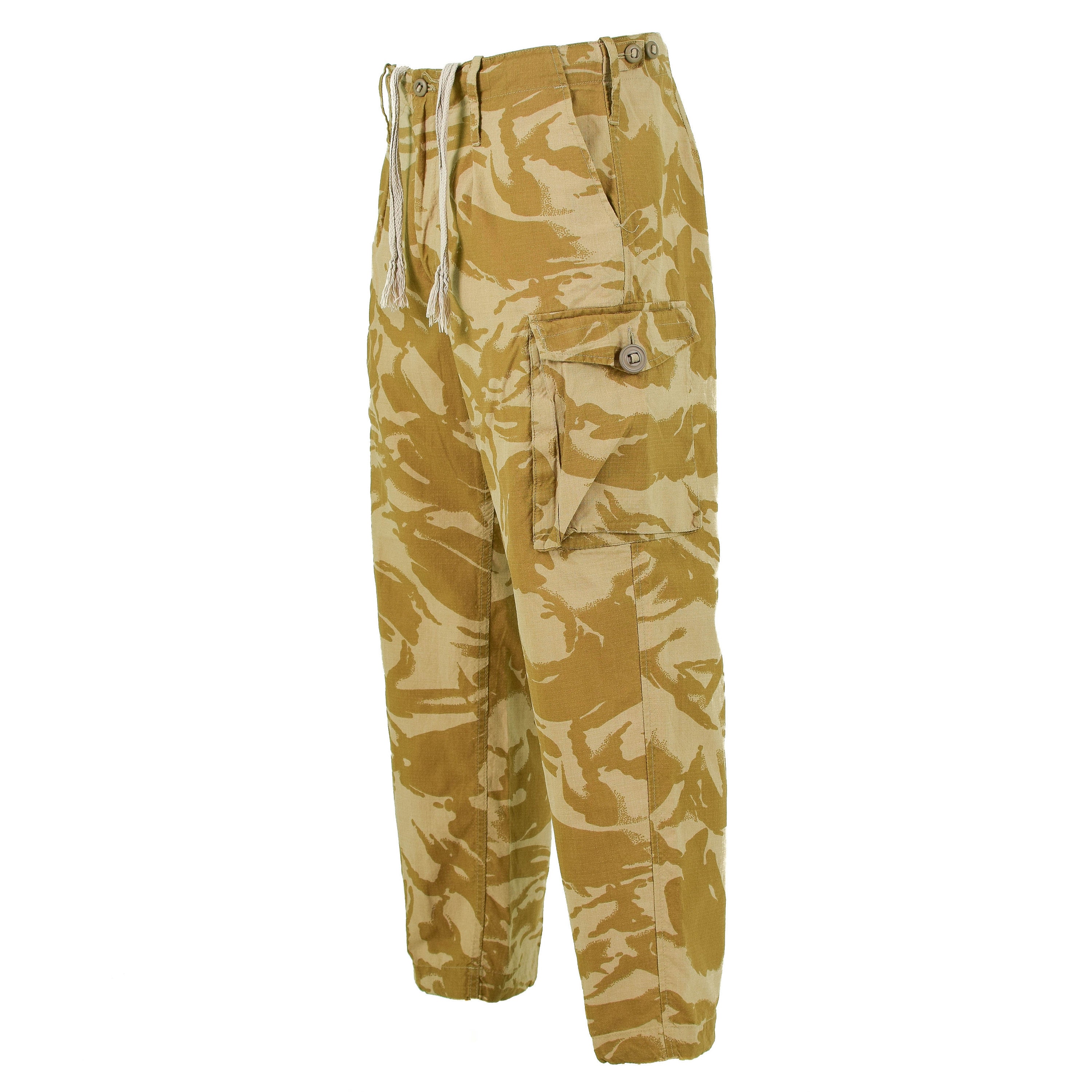 Genuine British Army Surplus Desert PLCE combat trousers webbing working belt