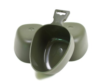 Original Swedish army cup plastic mug trangia Kuksa Sweden military issue camping gear