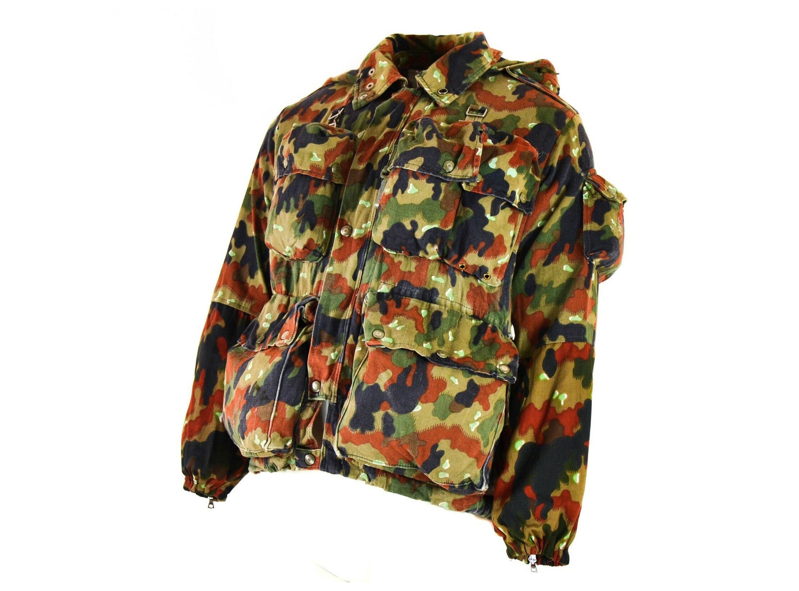 Genuine Swiss Army Jacket M70 Alpenflage Camo Sniper Combat Genuine Swiss Army Jacket M70 Alpenflage Camo Sniper Combat
