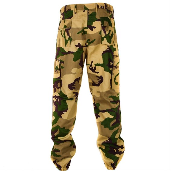 Original Italian army pants combat Desert tropic Camo… - Gem