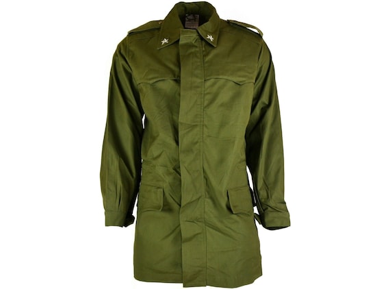Original Italian Army Olive Green Parka Military Jacket BDU