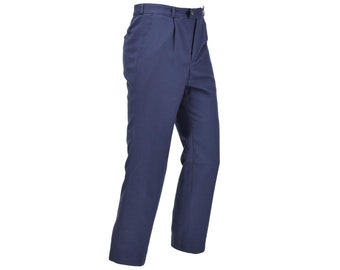 Original Soviet Russian army pants blue parade air force uniform vintage trousers military surplus NEW