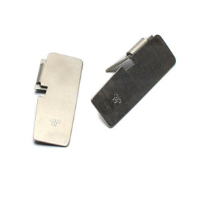 Genuine Swedish army Tin Can opener steel Mini camping survival tool three crowns engraved