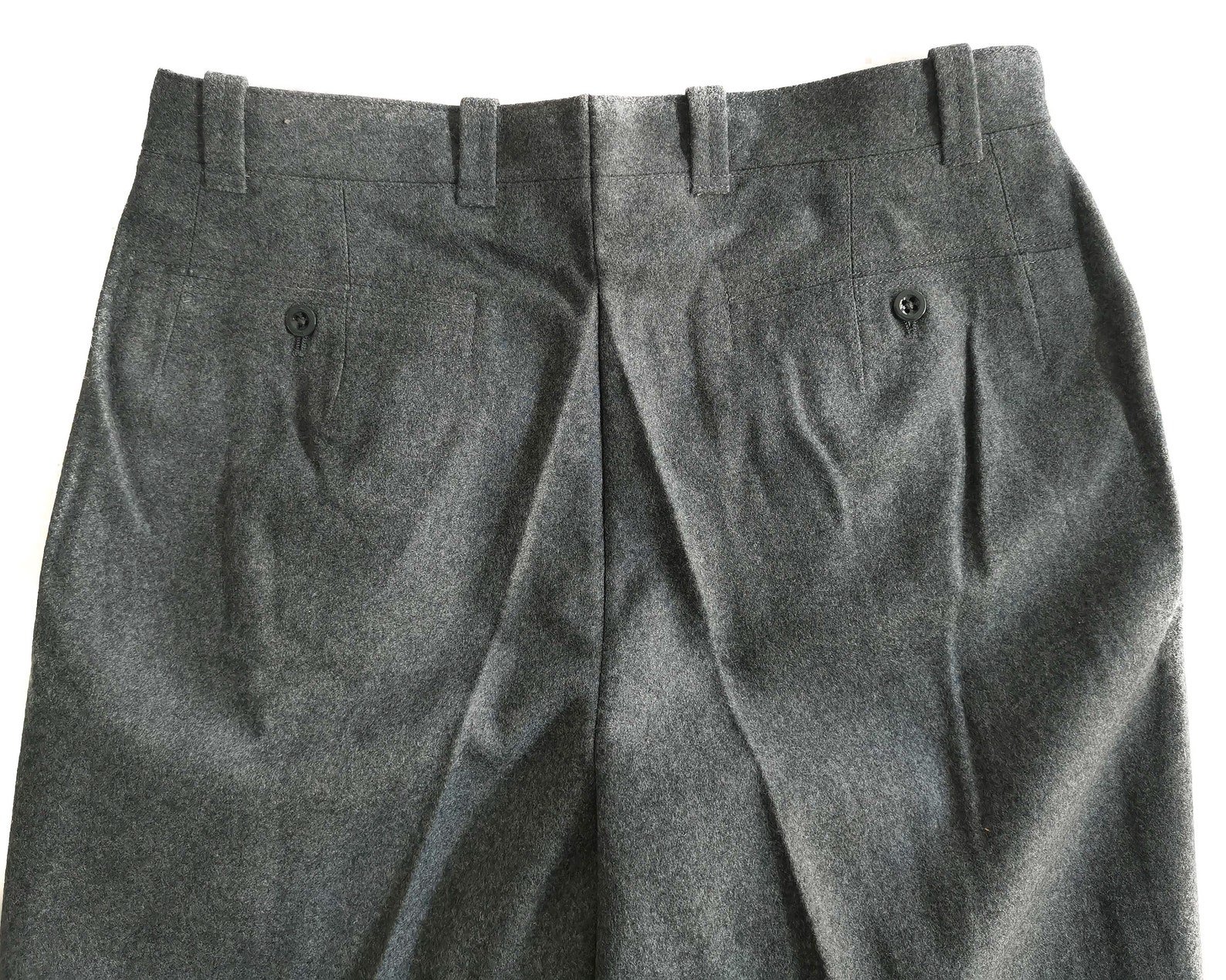 Original Swiss Army Wool Pants Military Surplus Field Trousers Etsy