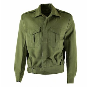 Original Greek army Field ike jacket gabardine wool blaze Greece military NEW