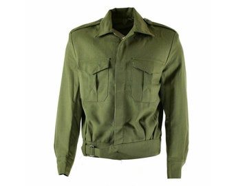 Original Greek army Field ike jacket gabardine wool blaze Greece military NEW
