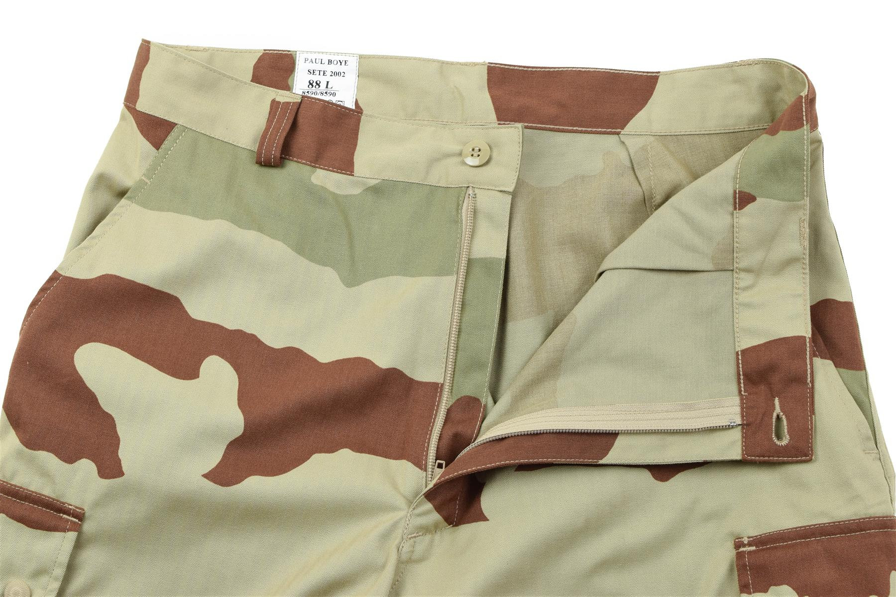 Genuine French army pants F2 combat Desert camo France military trousers NEW