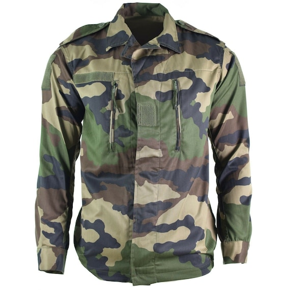 Genuine French Army F2 Combat Jacket Fatigue CE Camo