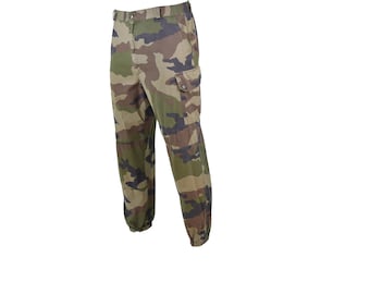 Genuine French Army combat pants F2 military CCE camouflage cargo trousers