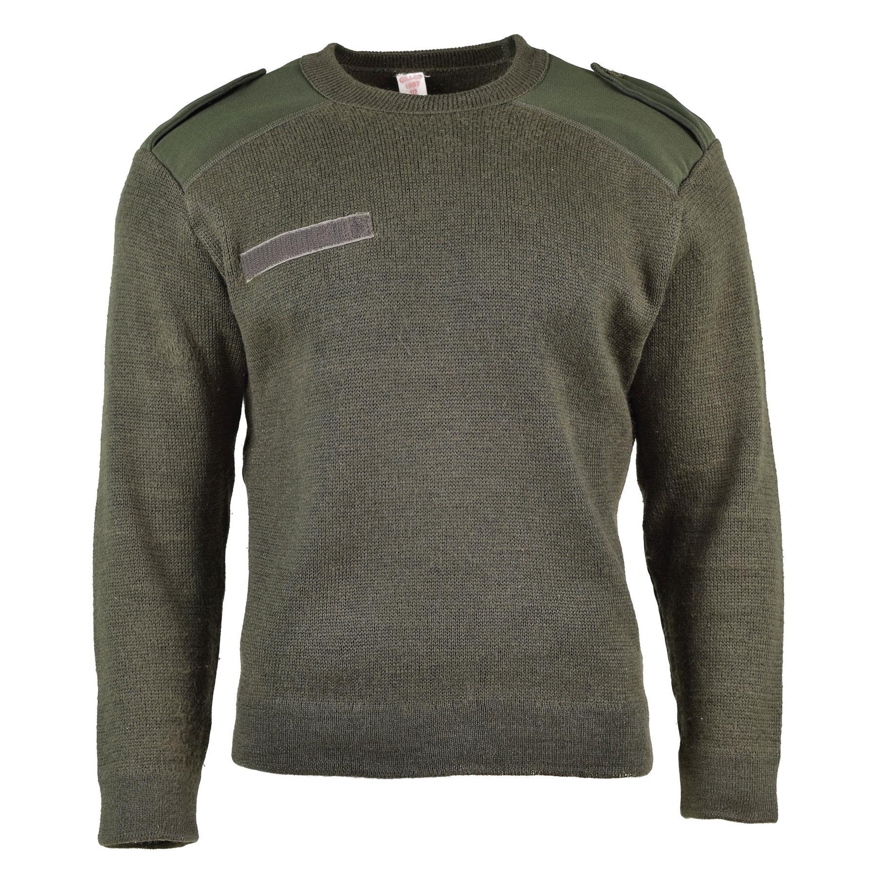 Genuine French army pullover Olive Commando Jumper Military Sweater ...