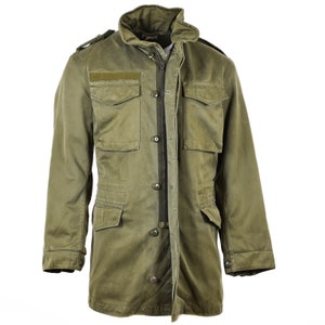 Original Austrian BH Army Combat M65 Jacket OD Military Olive Drab ...