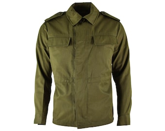 Genuine vintage Czech army field jacket M85 military Olive green CZ military surplus